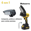 Kit 6 Em 1 Furadeira Parafusadeira Motoserra Multifuncional Bivolt