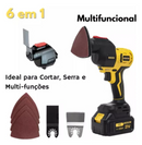 Kit 6 Em 1 Furadeira Parafusadeira Motoserra Multifuncional Bivolt