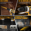 Parafusadeira e Furadeira Sem Fio Com Maleta e 2 Baterias