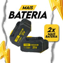 Lixadeira Angular Recarregável 21V com 2 Baterias (PROMOÇÃO)
